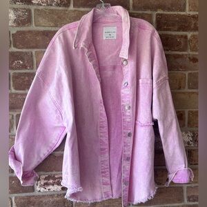 Celebrity Pink PINK DENIM shirt/jacket shacket. SIZE XXL